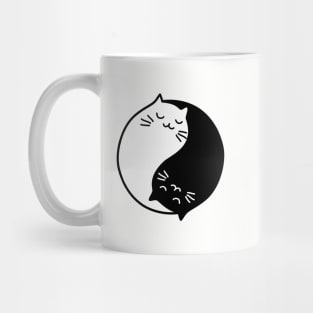 Cute yin yang cats Mug